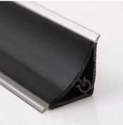 Resim Iç Bükey Süpürgelik Kaplamalı High Gloss Siyah 1 Boy 3.66 Mt. 