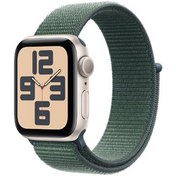 Resim Apple Watch SE GPS 40 mm Alüminyum Kasa ve Spor Loop 2024 Gece Yarısı 