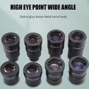 Resim 1 Set Profesyonel Stereoskopik Mikroskop Göz Merceği Kiti, Yüksek Büyütme 5X/10X/15X/20X/25X/30X, Geniş Açılı Optik Cam Mercek, Metal Gövde, Çok Katmanlı Kaplama, Mikrometre Arayüzü 30mm - Laboratuvar Aksesuarları 