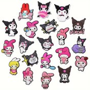 Resim 10/30 adet Sanrio Karikatür Karakter Ayakkabı Süsleri Seti, Plaj Çantası için PVC Ayakkabı Dekorasyonları, Ayakkabı Aksesuarları Süsleri, Doğum Günü, Noel, Sevgililer Günü, Cadılar Bayramı Parti Hediyeleri için Hediye Fikri 