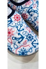 Resim Kid's World Deniz Plaj Havuz Kaydırmaz Kauçuk Tabanlı Deniz Ayakkabısı 