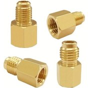 Resim Dashanshop 4lu 6015 R134a R12 Adaptoru 6014 Vakum Pompa Adaptoru Seti 