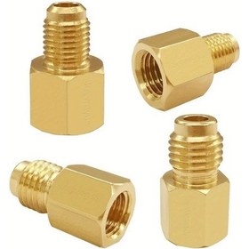 Resim Dashanshop 4lu 6015 R134a R12 Adaptoru 6014 Vakum Pompa Adaptoru Seti 