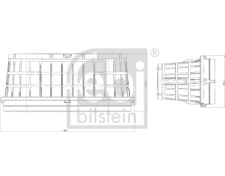 Resim HAVA FILTRESI MERCEDES ACTROS MP4 AROCS ANTOS 