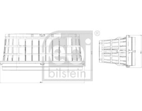 Resim HAVA FILTRESI MERCEDES ACTROS MP4 AROCS ANTOS 