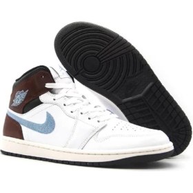 Resim Nıke Air Jordan 1 Mid Se Erkek Spor Ayakkabı Beyaz FQ7831142 I-122 