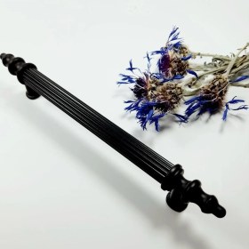 Resim Zirve Elit 128 mm Mobilya Mutfak Çekmece Dolabı Dolap Kulpu Kulbu Kulpları - Siyah - 6 Adet 