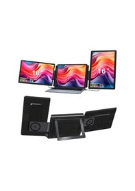 Resim Ultrax 16" İkili Taşınabilir Monitör Çoklu Ekran 1200p Fhd Ips Notebook Monitör 