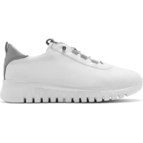 Resim Derimod Kadın Beyaz Bağcıklı Deri Sneaker 25SFD501918 