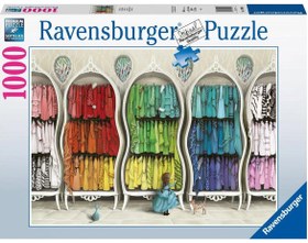 Resim Ravensburger 1000 Parça Puzzle Renkli Giysiler 149964 