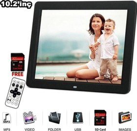 Resim 10 Inç Lcd Ekran Dijital Fotoğraf Çerçevesi Müzik Çalma Video + Mp3 Kingboss