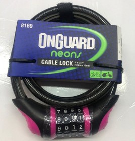 Resim Onguard Şifreli Kilit 8169 Pembe - Neon Combo Siyah 
