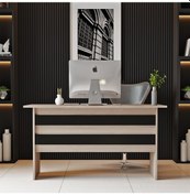 Resim Robinhome Robin Home Verona A Ofis Büro Çalışma Masası Meşe - Siyah 