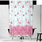 Resim Zethome Jackline Banyo Duş Perdesi 6020 Çift Kanat 2x120x200 