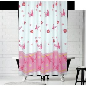 Resim Zethome Jackline Banyo Duş Perdesi 6020 Çift Kanat 2x120x200 