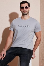 Resim Buratti Pamuklu Slim Fit Bisiklet Yaka T Shirt Erkek T SHİRT 541BALANCE 