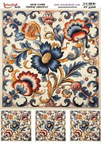 Resim Pirinç Dekopaj Kağıdı 30x42cm Pt-3388 