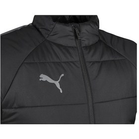 Resim Puma Teamliga Vest Jacket Erkek Günlük Yelek 65796803 Siyah 