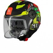 Resim MT Helmets Mt Çocuk Lıte Dino A1 Mat Siyah Kask 