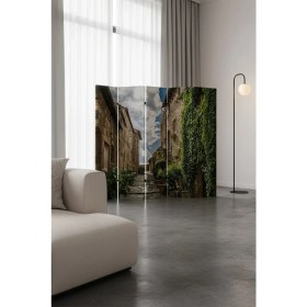 Resim Artavessa Dekoratif 5 Kanatlı Dijital Baskılı Kanvas Paravan - Seperatör - 200X180 cm - Model 8 