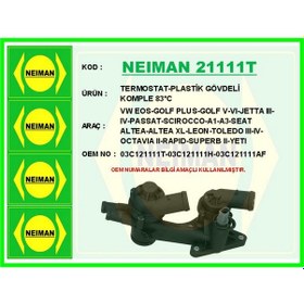 Resim Termostat-plastik - 40 - Gövdeli Komple 83 C Vw Eos-golf Plus-golf - Mıxdepo - V-vı-jetta Iıı-ıv-passat-scırocco-a1-a 