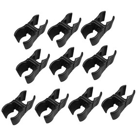 Resim Suntek 10 Adet Futbol Eğitimi Bayrak Direği Klip Tokası Siyah 