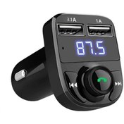 Resim Soillium Fm Transmitter Araç Kiti Mp3 Bluetooth 5.0 Micro Sd Usb Şarj Oto Müzik Çalar 