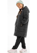Resim Lumberjack Sonne Dokuma Uzun Çocuk Mont Siyah 667800001317 01 Siyah Siyah 