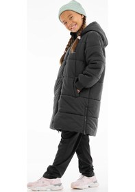 Resim Lumberjack Sonne Dokuma Uzun Çocuk Mont Siyah 667800001317 01 Siyah Siyah 