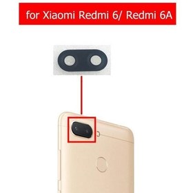 Resim Xiaomi Redmi 6A Arka Kamera Camı (Çıtasız Sadece Cam) 