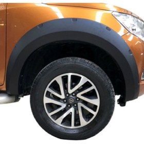 Resim Drs Tuning Nissan Navara Uyumlu Çamurluk Kaplama Adblue 4.5cm Civatasız Dodik Seti 2012 / 2019 Parça 