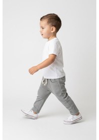 Resim MiaBaby Bebek Müslin Pantolon Taş 