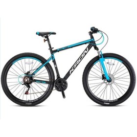 Resim Kron Xc 75 - 27.5 Jant MTB - 21 Vites - Hidrolik Disk Fren - Mat Siyah-gri/mavi 