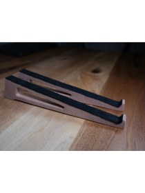 Resim Ahşap Laptop Yükseltici Laptop Standı Tüm Modellerle Uyumlu Taşınabilir Notebook Standı 