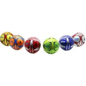 Resim Futbol Topu Dikişli Parlak Renkli 280gr 4832 Çok Renkli 