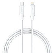 Resim Syrox PD18LK 3.0A 18W 1mt Type-C - Lightning Şarj & Data Kablosu - Beyaz 