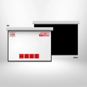 Resim LiteOut 200x150 cm Motorlu Kumandalı Projeksiyon Perdesi 