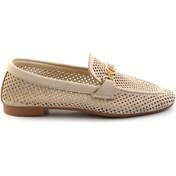 Resim Bej Kadın Loafer Ayakkabı K01688010902 Bej 
