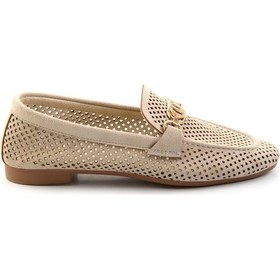 Resim Bej Kadın Loafer Ayakkabı K01688010902 Bej 