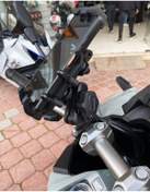 Resim MT Motosiklet Telefon Tutucu Titreşim Önleyici M.T Gidon Bağlantılı 