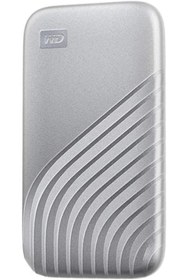 Resim Sevimle Store My Passport™ SSD 2TB Silver, 1050MB/s Read, 1000MB/s Write, PC & Mac Compatiable 