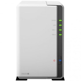 Resim SYNOLOGY DS220J04 2X2TB RAID(0-1) NAS Depolama Ünitesi 