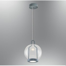 Resim Özcan Aydınlatma 3434-1a-16 Krater Tekli Sarkıt Gri 