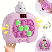 Resim Ergonomik Basınçlı Oyun Konsolu, Hızlı Basma Gelişimsel Oyuncak, Rastgele Renkli Işıklar, Patlatma Fidget Duyusal Oyuncak, Plastik, Noel Cadılar Bayramı Hediyesi, El-Göz Koordinasyonu, Tepki Yeteneği, Eğlenceli Oyun Modları 