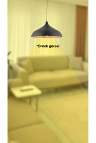 Resim LUX 40W Akkor Flamanlı Ampul 220V Sarı Işık Şeffaf Cam 