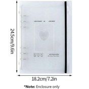 Resim A5 Fotoğraf Kartı Bağlayıcı Dıy Fotoğraf Kartı Koleksiyonu Bu Idol Polaroid Albümü Karalama Defteri Polaroid Albümü Bağlayıcı 