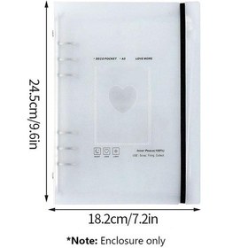 Resim A5 Fotoğraf Kartı Bağlayıcı Dıy Fotoğraf Kartı Koleksiyonu Bu Idol Polaroid Albümü Karalama Defteri Polaroid Albümü Bağlayıcı 