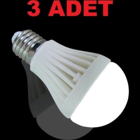 Resim Pi İthalat 7W Enerji Tasarruflu LED Ampul ( 3 Adet ) Pi 
