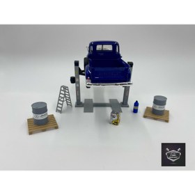 Resim FMK HOBBY 1:24 Garaj Diorama Aksesuar Seti | Mekanik Atölye Aksesuarları 