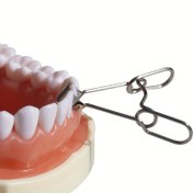 Resim Paslanmaz Çelik Otomatik Diş Şekillendirme Klipsi - Diş Hekimliği ve Hijyenistler için Ergonomik Hassas Alet, Dayanıklı Metal Kelepçe ile Güvenli Tutuşlu Diş İşlemleri İçin 